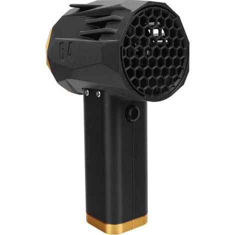 Ventilateur Portable à sans Balais, Poussée de 1 400 G, Rapide, Matériau Composite en Fibre de Carbone, Vitesse du Vent de 240 Km/h, Batterie de 4 000 MAh, avec Batterie (1/5)