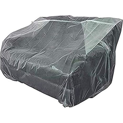 Housse de canapé en plastique robuste, résistante à l'eau, épaisse et transparente, pour le déménagement et le rangement à long terme, 106,7 cm (largeur) x 172,7 cm (profondeur) x 106,7 cm (1/5)