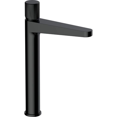 RAK Amalfi Matt Black Tall Basin Mixer Tap - RAKAMA3003B (1/2)