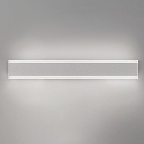 Riga Lampada da parete e soffitto a LED 27W 2180lm 3000K IP54 in alluminio bianco opaco per interni ed esterni design minimalista moderno 50.5cm (1/5)