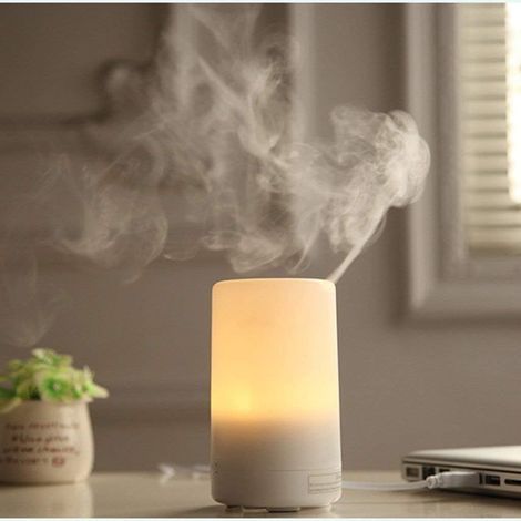 Essential oil diffuser, 100ml cool mist air humidifier with automatic shut-off for bedroom, office, spa, yoga (1/4)