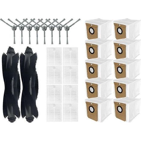 Pièces détachées pour aspirateurs Eufy Clean L50, L50 SES, L60, L60 SES, L60 Hybrid, G50 et G50 Hybrid : brosse principale, filtre HEPA et sac à poussière. (1/5)
