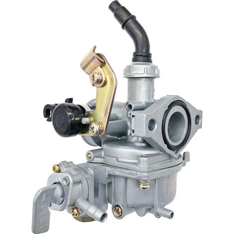 Carburador PZ19 compatible con motocicletas ATV CUB, ciclomotores C100 DY100 Wave100 CD100 de 100 cc, diámetro de 19 mm, cable de control, carburador. (1/4)