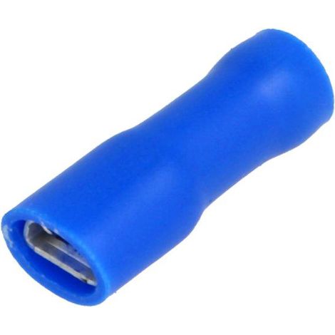 Connecteur plat 4.8mm 0.5mm femelle 1.5-2.5mm2 x10 bleu