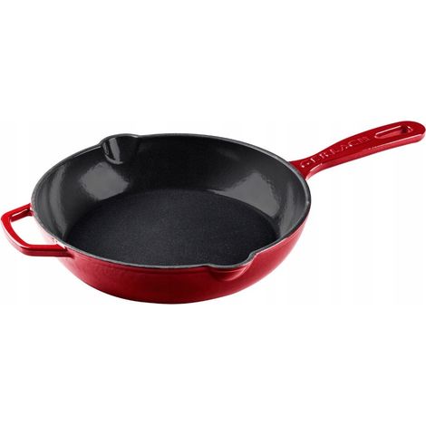 Poêle en fonte GERLACH Natur Iron 28 cm Bourgogne 1 pc. (1/5)