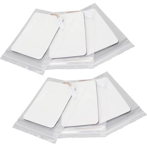 6 Dispositifs d'Électrostimulation Adhésifs 8x12cm pour Soulager Douleurs Musculaires et Contractures - Électrodes à Broches