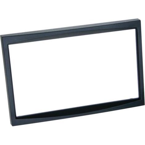 Facade autoradio 2DIN compatible avec Citroen C2 C3 Fiat Scudo Peugeot 207 307 01-12 Noir