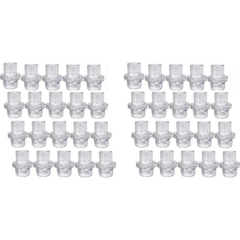 100 Übungsventile für Beatmungsmasken, Einwegventil-Design, einzeln verpackt für optimale Hygiene