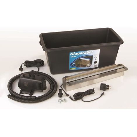 Ubbink Niagara 60 cm LED Waterfall Set with Pump 401379 (1/5)