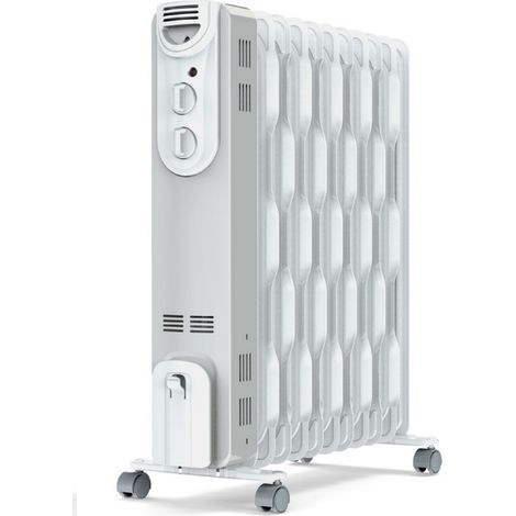 Radiatore a olio ORSO 2500 - bianco - 2500W SUPRA