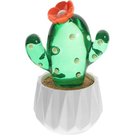 Cactus - Bonsai - Décoration Résine - Pour Intérieur Bureau Maison - 14,5 x 9,5 x 8 cm - 1 Pièce (1/5)