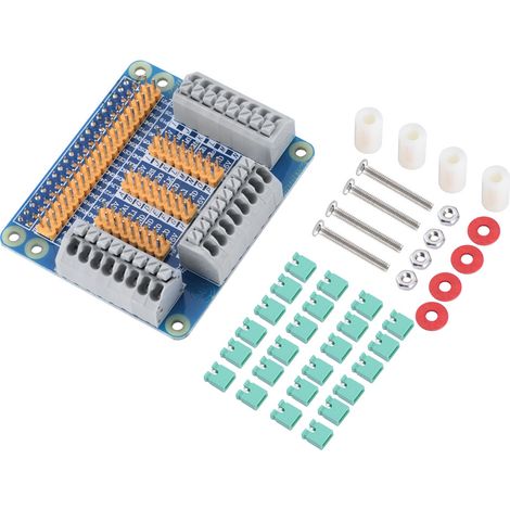 Mehrzweck-GPIO-Erweiterungsplatine mit Schrauben und Kappen für Raspberry Pi 2/3 B (1/5)