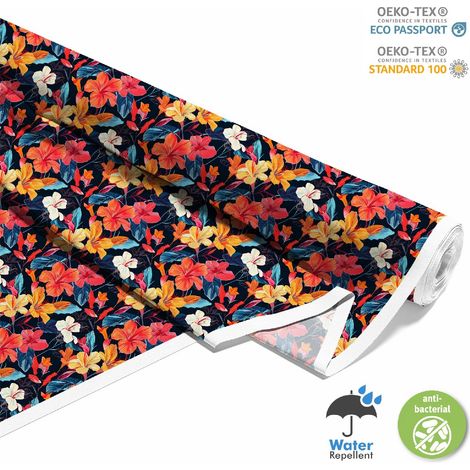 TESSUTI DECORATIVI PER ESTERNI OXFORD - Motivo Fiori I DX5142 (1/5)