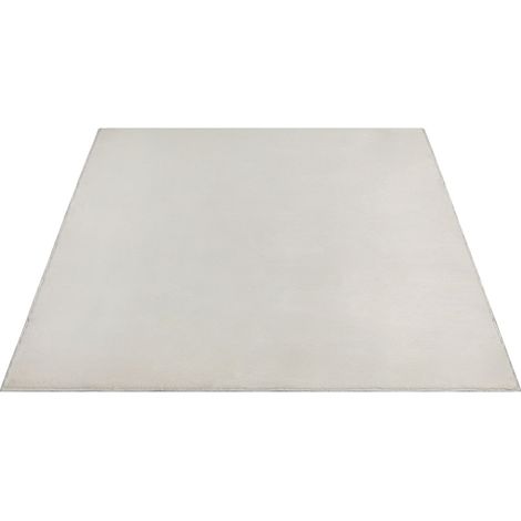 FLOORNOVO Hochflor Teppich Beige einfarbig - 140 x 70 cm - Besonders Weicher Teppich Wohnzimmer & Badezimmerteppich - Pflegeleicht - vielseitig einsetzbar im Innenbereich (1/2)