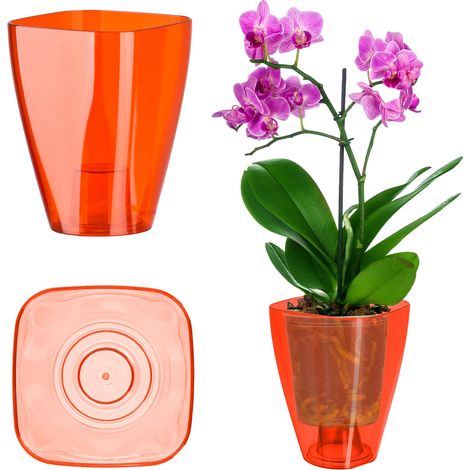 Housse de Pot de Fleurs, Design Élégant, Compatibilité Universelle, Rouge, Petit (1/2)