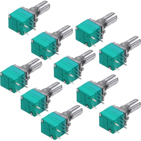 Potentiomètre Audio 5k à Liaison Unique avec Axe 5 Broches, Film Métallique Résistant à L'usure, Réglage Précis, Lot de 10 Pièces pour Équipement Audio (1/5)