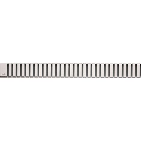 Alcadrain Rejillas - Rejilla para plato de ducha lineal 85 cm, acero inoxidable mate LINE-850M (1/3)