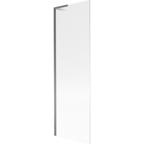 Mexen Next L paroi de baignoire 1-volet 60 x 150 cm, rayures, gun metal - 895-060-000-03-09-95 (1/5)