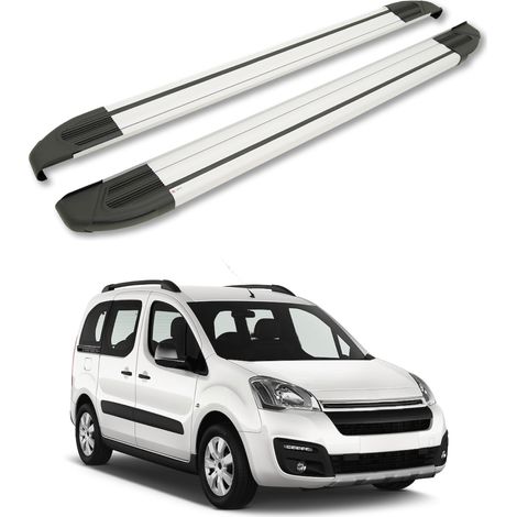 TURTLE kompatibel mit Citroen Berlingo 2008-2018 Trittbrett Brillant Grau (1/4)