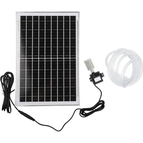 Pompa sommergibile solare per laghetto con filtro per acquario, fontana da giardino, fontana per uccelli, aeratore per laghetto 10W