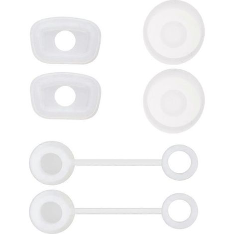 6-teiliges Set Silikon-Auslaufschutzverschlüsse für Trinkbecher, Zubehör, Strohhalmkappen (1/5)