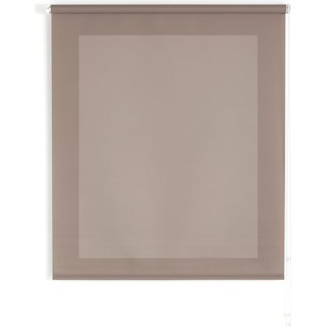 Uniestor basic tenda avvolgibile traslucida - Marrone, 120 x 175 cm (Larghezza x Altezza) Dimensioni del tessuto 117 x 170 cm. Tenda a rullo traslucida (1/3)