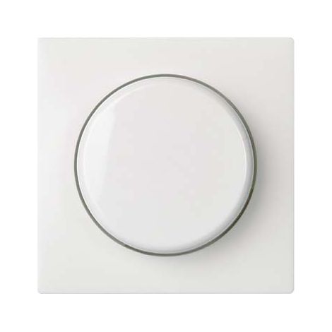 ELSO 267014 ZENTRALPLATTE MIT DREHKNOPF FÜR DREHDIMMER, REINWEIß, JOY