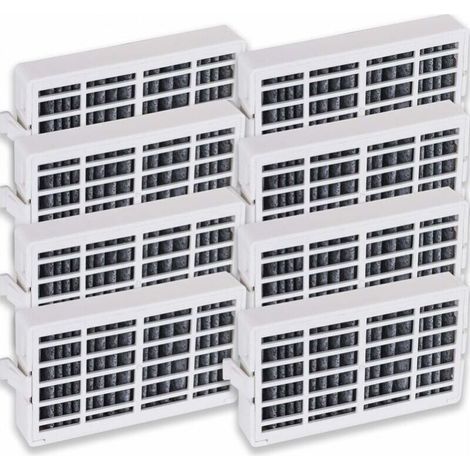 BUNTHAUS Lot de 8 Filtre désodorisant pour réfrigérateur Whirlpool Whirlpool-W10311524 RAF1180, filtre à charbon actif adapté à Whirlpool-W10311524 RAF1180 (1/5)