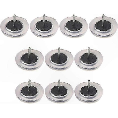 Set mit 10 PVC-Bodenschonern für Möbelbeine, Anti-Rutsch-Kappen für Stühle und Tische, Nagelschoner (1/5)