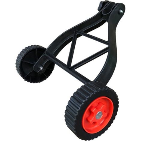 Roues de support réglables, roue auxiliaire, accessoire de coupe-bordures pour coupe-bordures sans fil, pour un entretien confortable de votre pelouse.