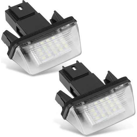 [NEVER USED] pièces 18 LED gauche and droite lampe de plaque d'immatriculation de voiture pour Citroën C3 2002-2009 enjoliveur 15 pouces citroen c3 phase 1+enjoliveur 15 pouces citroen c3 phase 1 enjo (1/4)