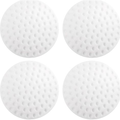 Set di 4 cuscinetti antiurto per porte e pareti, protezione silenziosa per la serratura della maniglia della porta, facile installazione - Bianco (1/5)