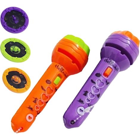 Lampe Torche Projecteur Halloween Lentille Rotative De Poche (1/5)