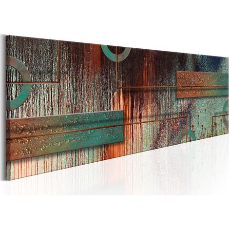 Tableau Imprimé "Abstract Artistry" 50 x 150 cm (1/2)