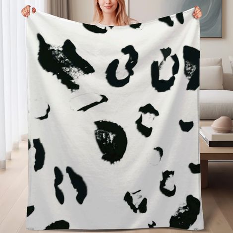 Couverture de lit en polaire, jeté doux et chaud de printemps, légère et luxueuse en microfibre de polyester, décoration intérieure cosy, cadeau adapté pour hommes femmes,6080 pouces (1/4)