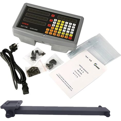 Contador digital con pantalla, medición de 3 ejes, salida TTL, SDS3MS (1/2)