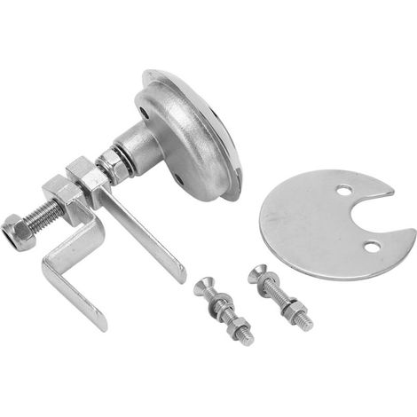 Serrure de pont marine en acier inoxydable poli pour yacht - Accessoire bateau (1/5)