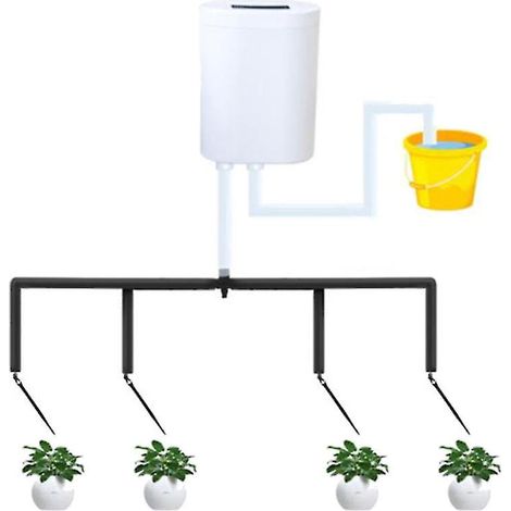 Système de minuterie de pompe à 4 têtes Contrôleur de pompe d'arrosage automatique extérieur Fleurs Plantes Arroseur domestique D (1/3)