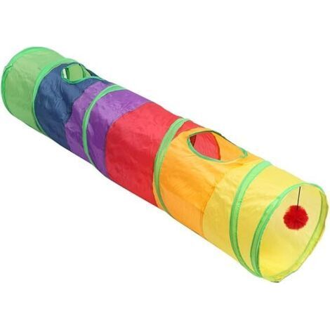 Tunnel pour lapin Speltunnel, accessoires pour chat Tunnel de jeu Tunnel pliable pour chat Tunnel pour animaux de compagnie Tunnel durable pour chat (1/4)