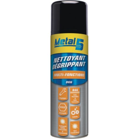Nettoyant dégrippant multifonctions DG6 - 500ml - Ce produit de marque METAL 5 est neuf.