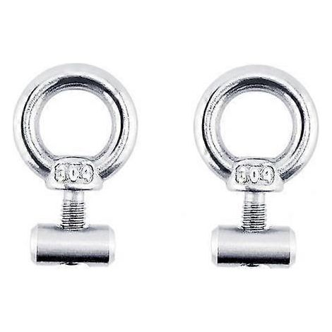 2 écrous à œillet de levage, fixation en acier inoxydable 304, 2 paires de butées de tente. (1/5)