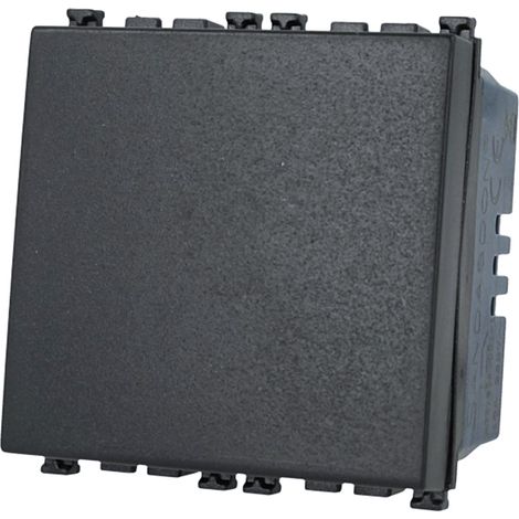 Interruttore 2M 1P 16A Unipolare Nero Compatibile Vimar Arke (1/3)