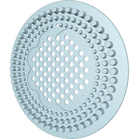 Filtre d'évier de cuisine, filtre à cheveux d'égout de piscine, couvercle de vidange de sol à pression anti-blocage et résistant aux odeurs pour salle de bain (vert)