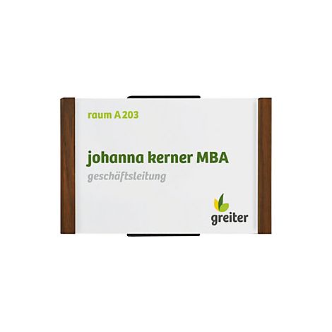 Letrero para indicar el camino de la serie de aluminio y madera 
