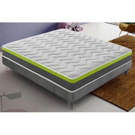 Materasso 140x200 in memory foam - alto 30 cm - Reversibile - Ortopedico - Rigidità h4