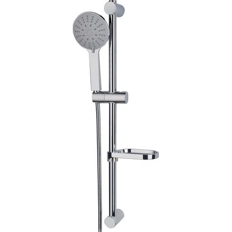 Barra De Baño Cromada Con Flexo Y Mango 5 Posiciones (1/2)