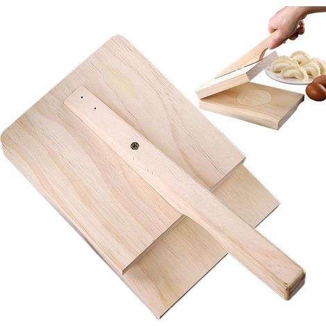 Machine À Préparer Les Pelles À Dumplings - Presse à Raviolis en Bois - (1/5)