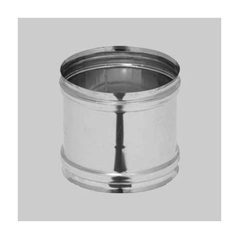 RACCORDO PER TUBO ACCIAIO INOX F/F 304 MONOPARETE SPESSORE MM.0,5 - FF ø mm.180