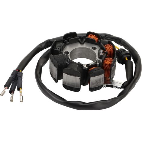 Compatible with Honda XR250 1986-1995 off-road motorcycle stator coil, original part number 31120-KZ1-951, magneto ignition.--DTEKGAZ