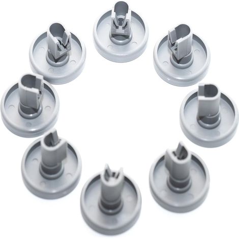 Roulettes universelles Comfort pour lave-vaisselle - Compatibles avec AEG, Electrolux, Privileg, Favorit, Ikea, Zanussi - 8 roulettes pour panier inférieur.